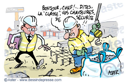 La sécurité sur chantier- les chaussures de sécurité