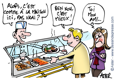 Dessin pour chaîne de restaurant