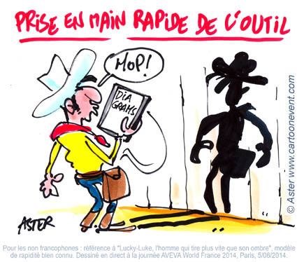 Cartoon congrès entreprise