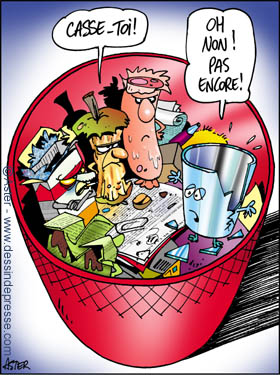 Dessin tri des déchets