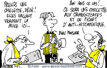 Illustration allergie alimentaire