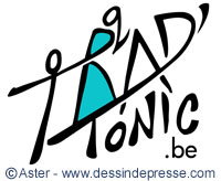 Logo Trad'tonic réalisé par le dessinateur Aster