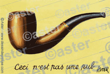 Pipe de Magritte, redessinée par moi!