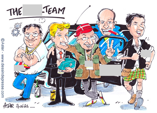 Caricature des managers