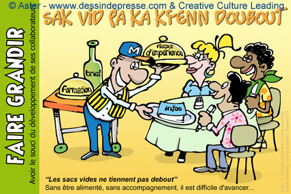 Management en pleine culture créole -dessin01